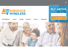 Tablet Screenshot of airvoicewireless.com